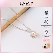 Mặt dây chuyền bạc hoa ngọc trai CDE CDE6249