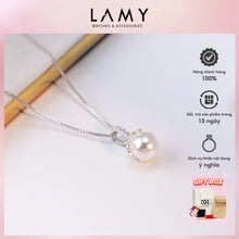 Dây chuyền bạc mặt ngọc trai bãi biển CDE CDE6246