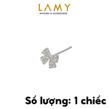 Hoa tai nơ CDE Bạc CDE3026SV Hoa tai bạc nữ - S925 cao cấp hộp đầy đủ