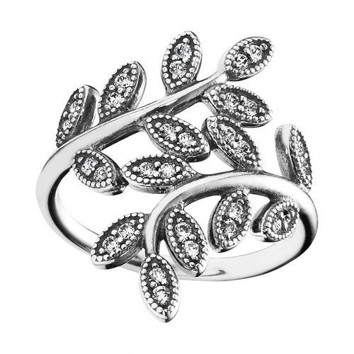 CDE Elegant Leaf Stack Ring CDE8048SV