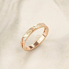 CDE Eternity Anniversary Crystal Rose Gold Ring CDE8006RG