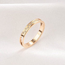 CDE Eternity Anniversary Crystal Rose Gold Ring CDE8006RG