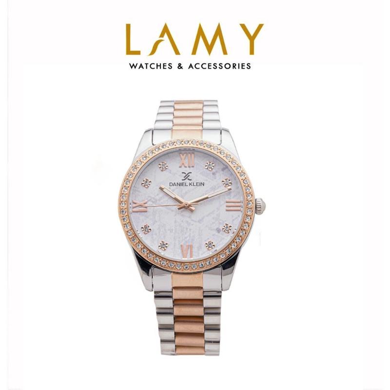 Đồng hồ nữ Daniel Klein Dial Sunray Demi Silver-Rose Gold DK5416 - Đồng hồ Lamy