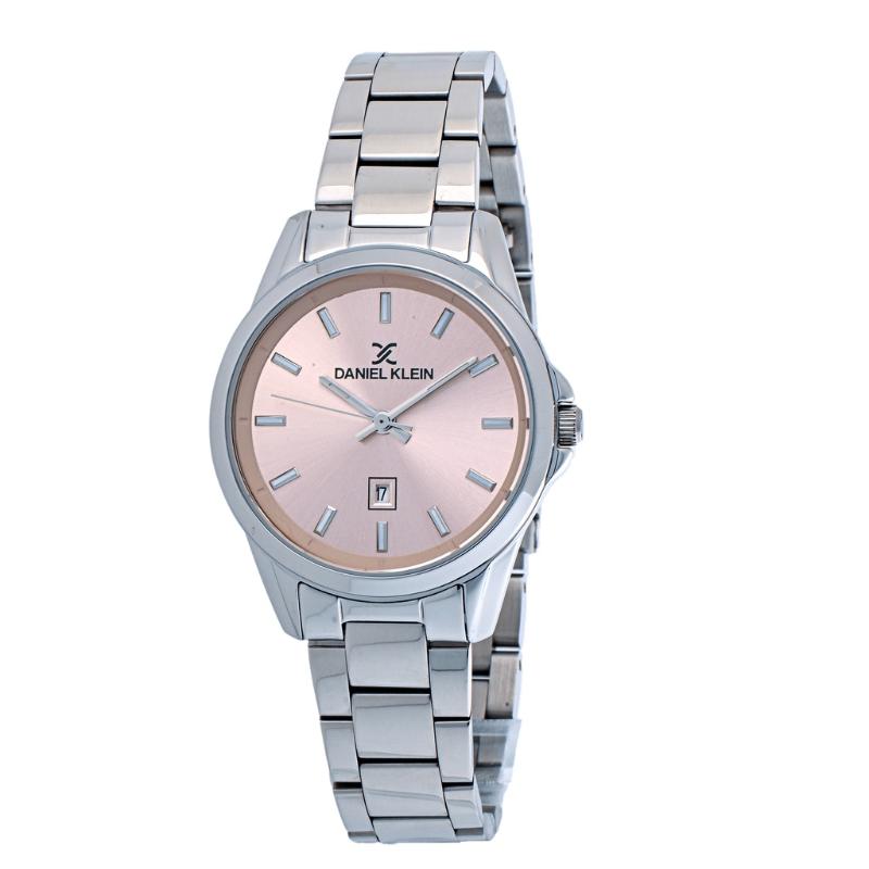 Đồng hồ nữ Daniel Klein Link Silver Pink DK.1.12814.6